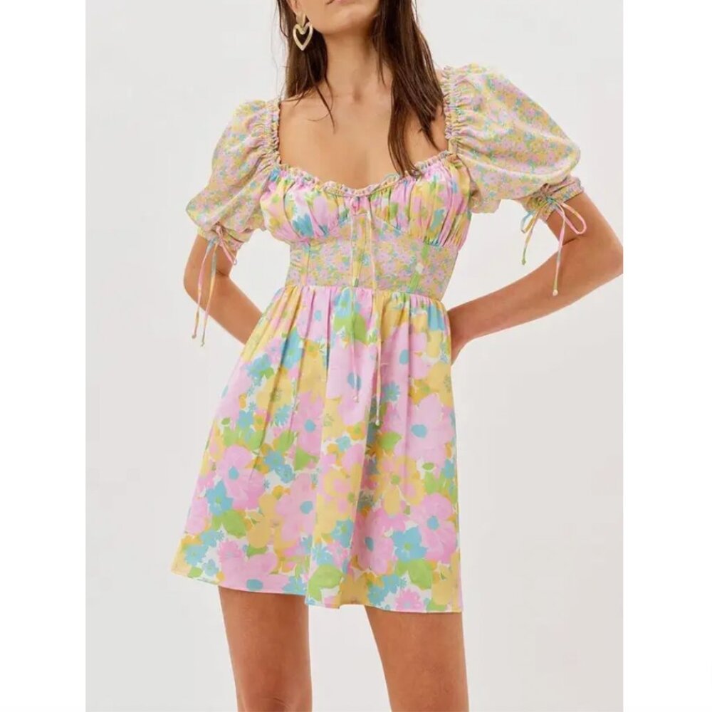 For Love & Lemons Emily Mini Dress Size XS | LIKE NEW